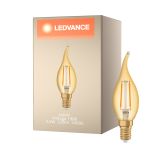Ledvance Vintage 1906 LED E14 Candela Oro 2.5W 220lm - 824 Bianco Molto Caldo | Sostitua 22W