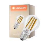Ledvance LED Classic E27 Pera Filamento Chiara 5.7W 1055lm - 827 Bianco Molto Caldo | Sostitutiva 75W