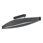 Ledvance Decor Flat Felt Luce da soffitto Grigio 23W 800lm - 830 Luce Calda - 