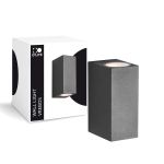 D'Lite Luce Da Parete Vrebos Nero Up & Down | IP54 - Adatto Per 2x GU10