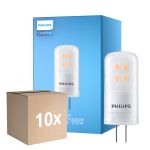 Confezione Multipack 10x Philips CorePro LED Capsule G4 Ghiaccio 2.1W 210lm - 827 Bianco Molto Caldo | Dimmerabile - Sostitutiva 20W