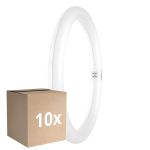 Confezione Multipack 10x Osram Tubo LED T9 Circolare (EM/Mains) 18.3W 2000lm - 830 Luce Calda | Sostitutiva 32W