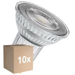 Confezione Multipack 10x Ledvance Faretti LED GU10 PAR16 6.1W 575lm 60D - 927 Bianco Molto Caldo | Miglior Resa Cromatica - Dimmerabile - Sostitutiva 80W