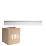 Confezione Multipack 10x Ledvance Reglette LED Piazza 14W 1250lm - 930-940 CCT | 60cm - Miglior Resa Cromatica