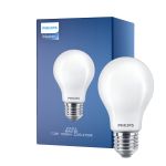 Philips Master LED E27 Pera Filamento Ghiaccio 7.2W 1055lm - 922-927 Dim To Warm | Miglior Resa Cromatica - Dimmerabile - Sostitutiva 75W