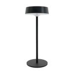 Eglo Lampada Da Tavolo Simeri Solar Acciaio Nero 3W 250lm - 830-860 Regolabile Bianca | IP44 - Dimmerabile al tocco - USB-C
