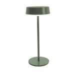 Eglo Lampada Da Tavolo Simeri Solar Acciaio Verde 3W 250lm - 830-860 Regolabile Bianca | IP44 - Dimmerabile al tocco - USB-C