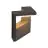 Ansell LED Luce da parete Arco Grafite 11W 643lm - 840 Bianco Freddo | IP54