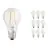 Confezione Multipack 10x Ledvance Classic LED E27 Pera Filamento Chiara 4.2W 470lm - 927 Bianco Molto Caldo | Miglior resa cromatica - Dimmerabile - Sostitua 40W