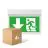 Confezione Multipack 4x Noxion LED Cartello Uscita Di Emergenza | Wall/A Soffitto | 3.5W 20lm | 30m Distanza di visione - Emergenza 3H - Incl. 4 Direzioni