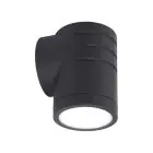 Ansell LED Luce da parete Reef Nero 5W 425lm 90D - 830-840-860 CCT | IP65 - su o giù - Esterni