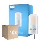 Confezione Multipack 10x Philips CorePro LED Capsule G4 Ghiaccio 2.1W 210lm - 827 Bianco Molto Caldo | Dimmerabile - Sostitutiva 20W