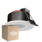 Confezione Multipack 10x Ledvance Faretti LED Combo Aluminium Nero 6W 600lm 60D - 927-930-940 CCT | 82mm - Ritaglio 68mm - IP65 - Dimmerabile